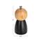 Hello Honey® Black & Natural Two-Tone Rubberwood Salt & Pepper Mill